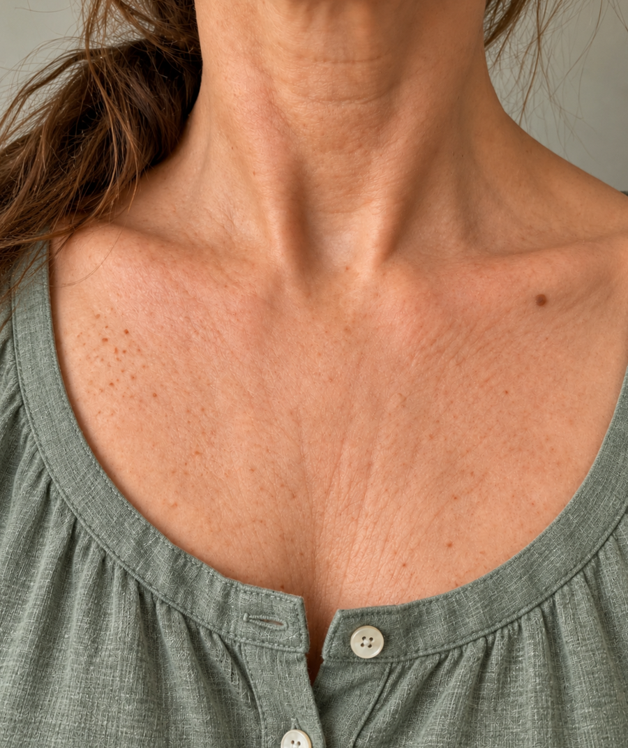 Chest lines, after